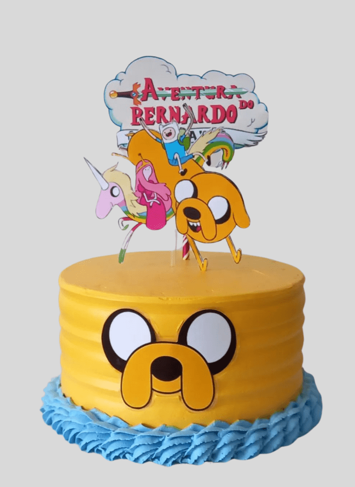 Delicate Adventure Time Cake