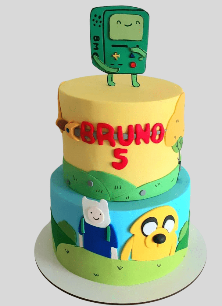 Lovely Adventure Time Cake Design