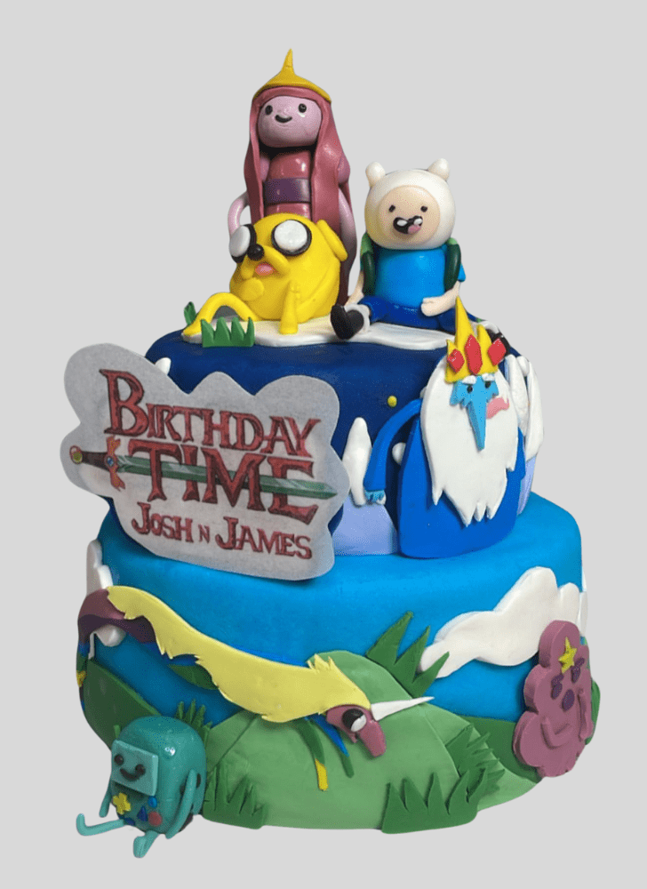 Magnetic Adventure Time Cake