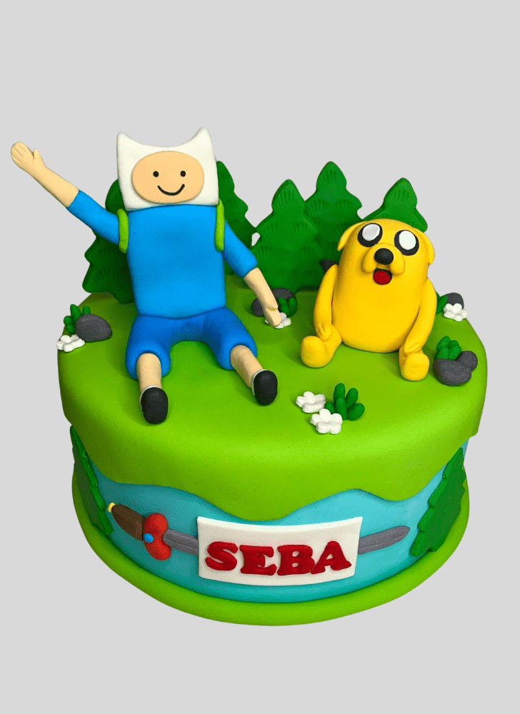 Stunning Adventure Time Cake