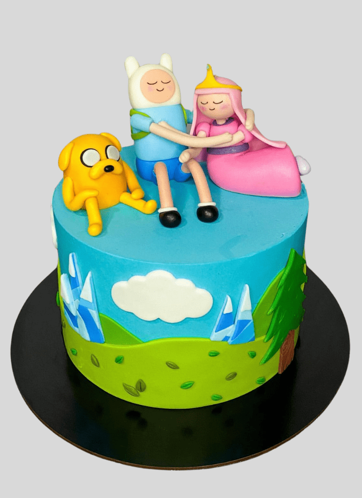 Wonderful Adventure Time Cake Design