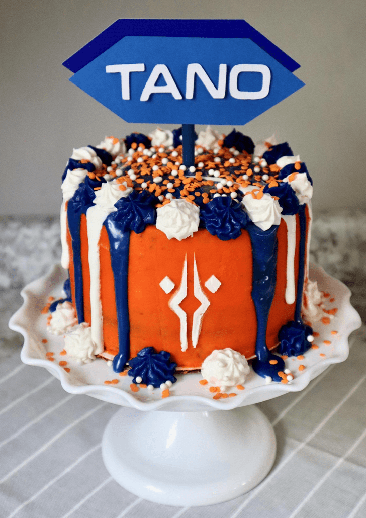 Alluring Ahsoka Tano Cake