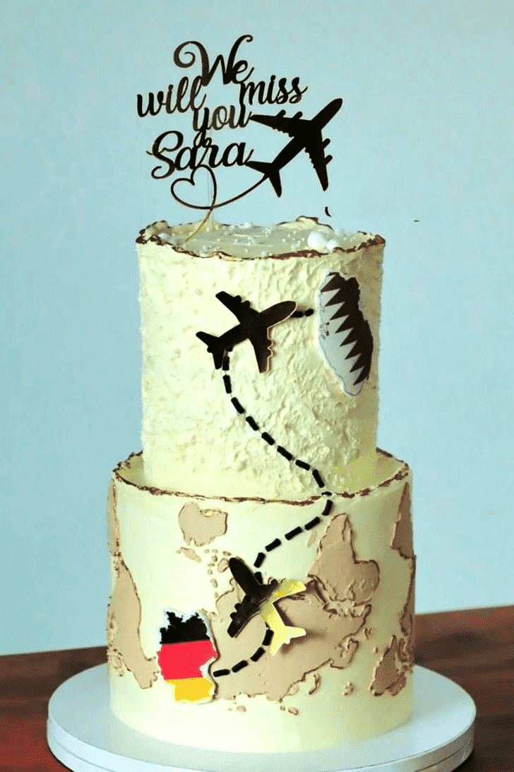 Alluring Airplane Cake