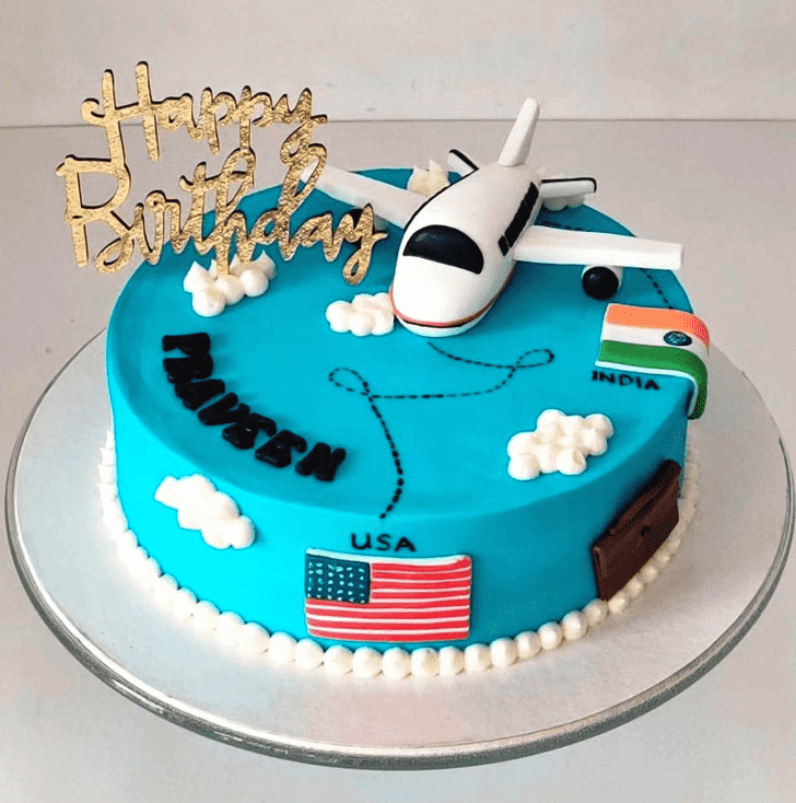Angelic Airplane Cake
