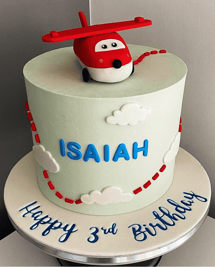 Delightful Airplane Cake