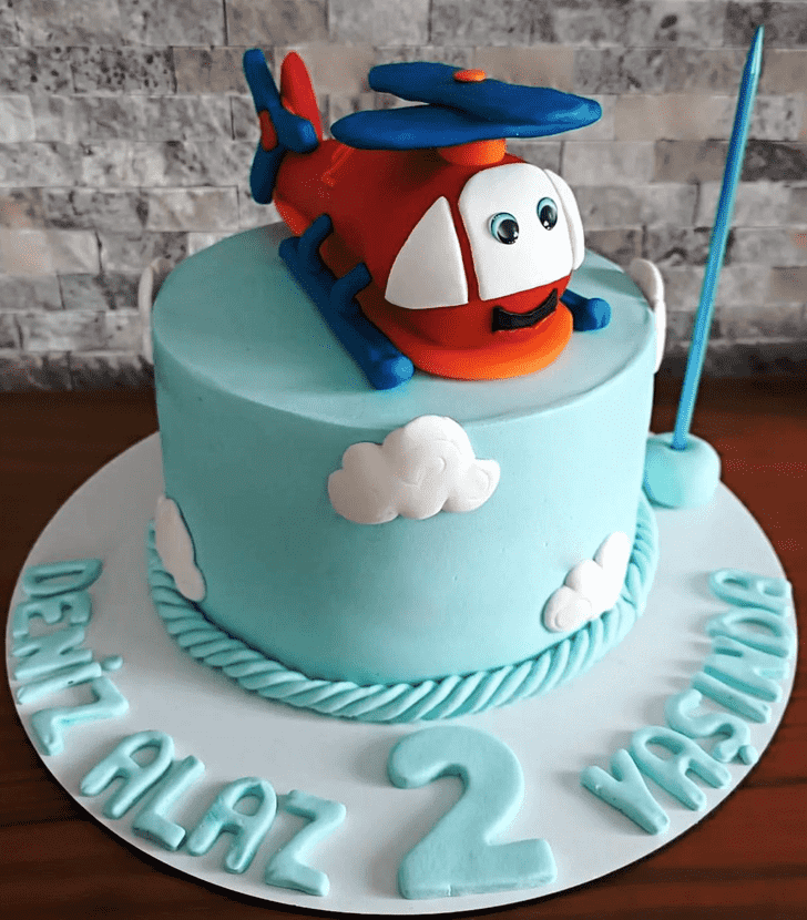 Handsome Airplane Cake