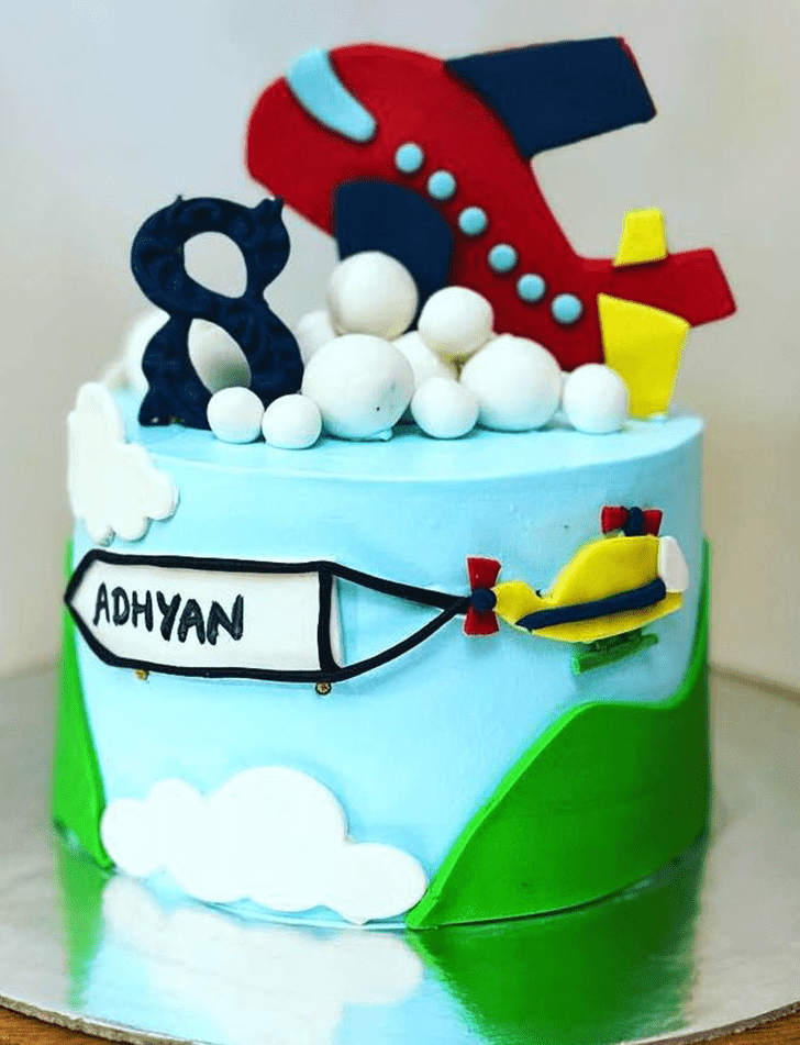 Refined Airplane Cake