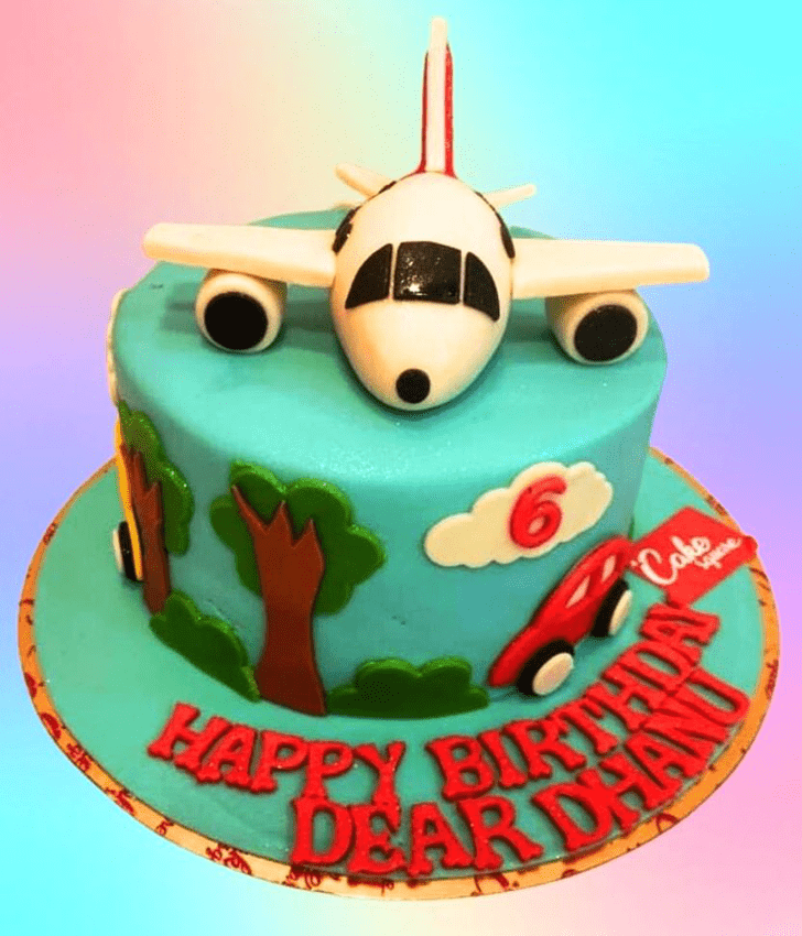 Splendid Airplane Cake