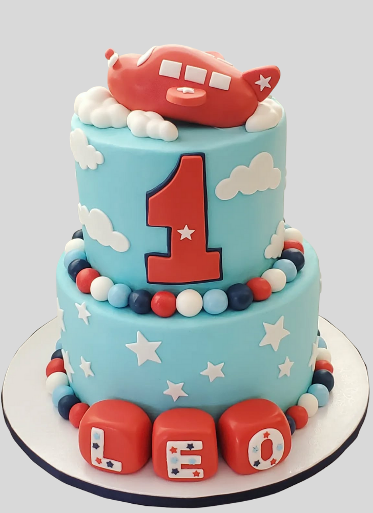 Captivating Airplane Cake