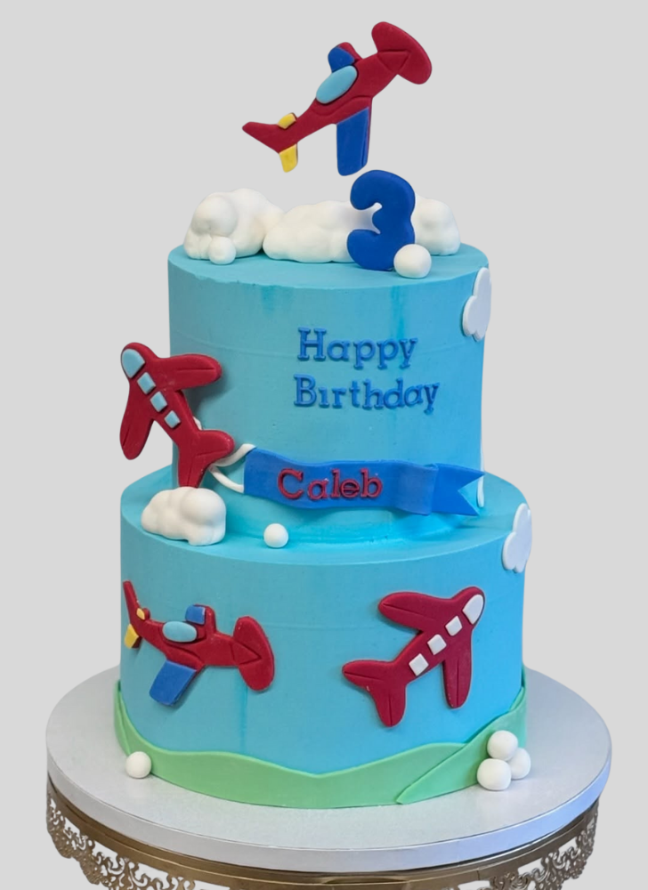 Divine Airplane Cake