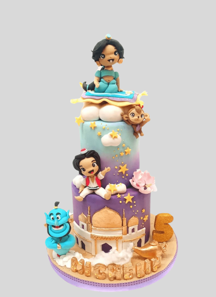 Adorable Aladdin Cake