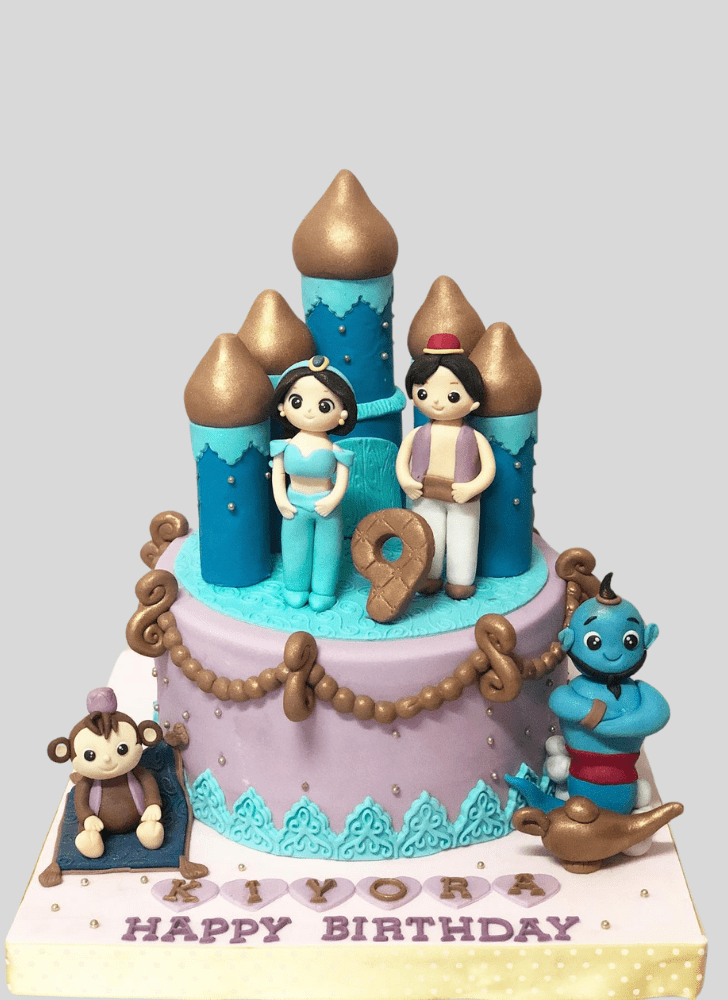 Lovely Aladdin Cake Design