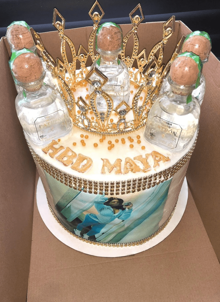 Admirable Alcohol Cake Design