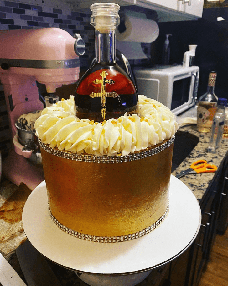 Elegant Alcohol Cake