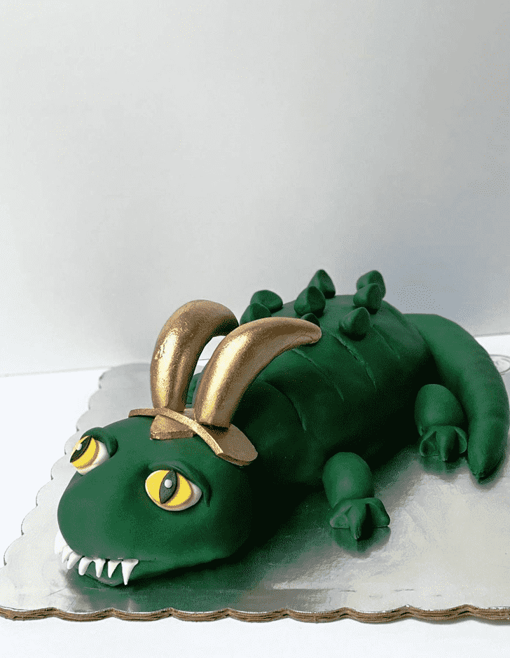 Admirable Alligator Cake Cake Design