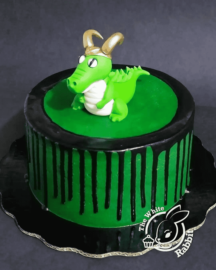 Angelic Alligator Cake Cake