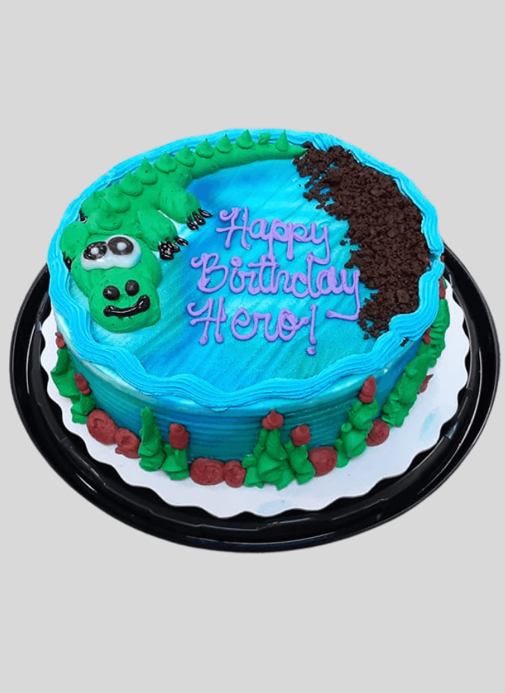 Delightful Alligator Cake