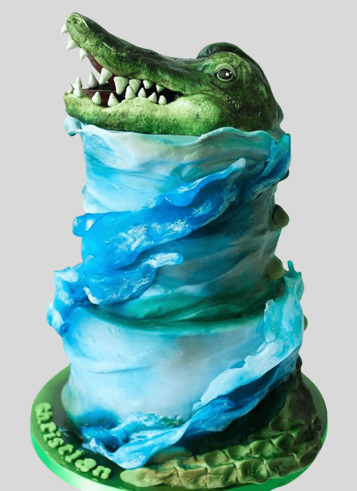Divine Alligator Cake