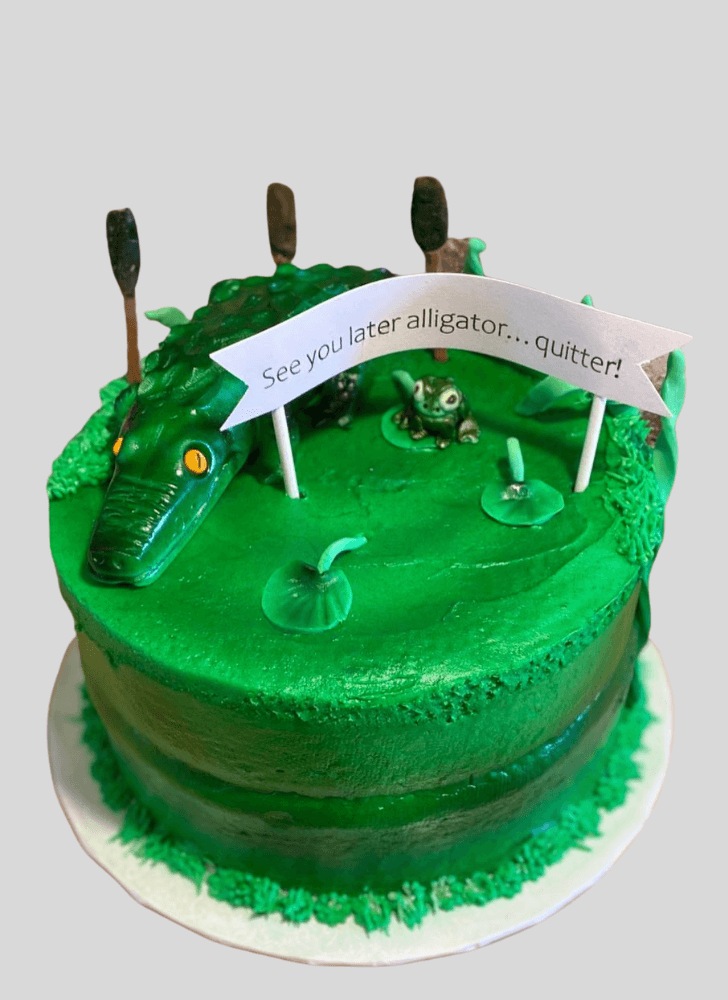 Excellent Alligator Cake