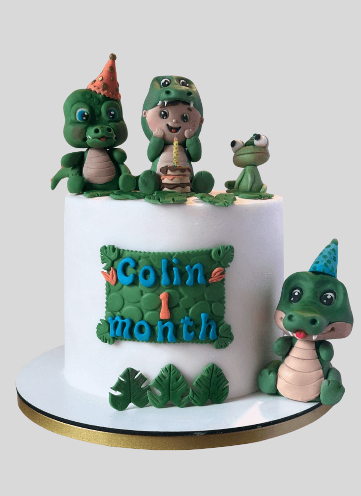 Fascinating Alligator Cake