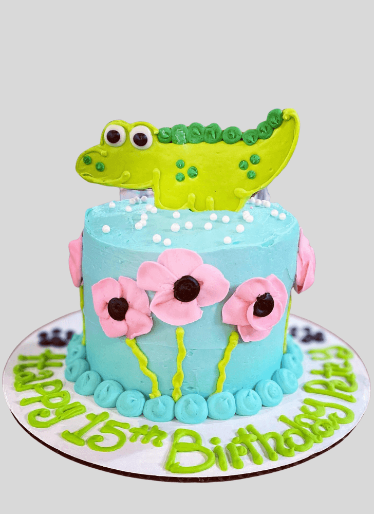 Fine Alligator Cake