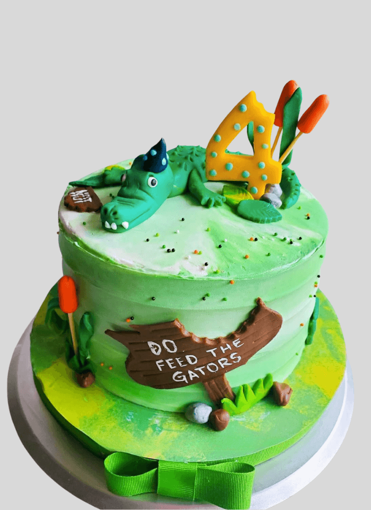 Marvelous Alligator Cake