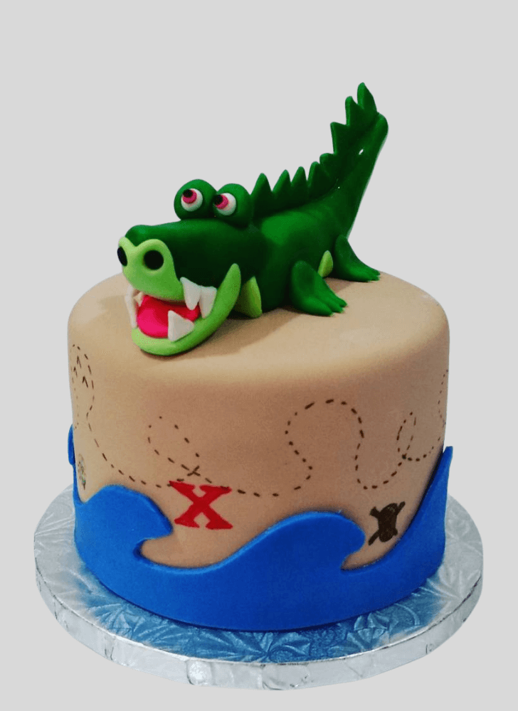 Nice Alligator Cake