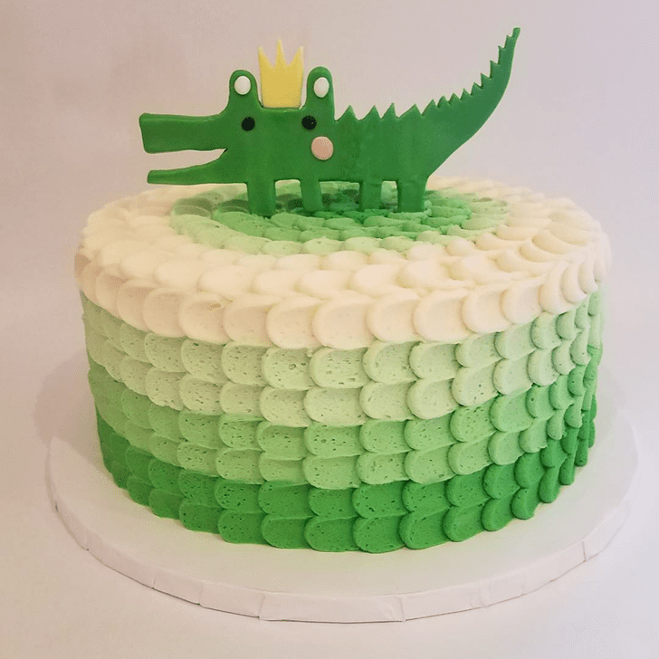Fascinating Alligator Cake