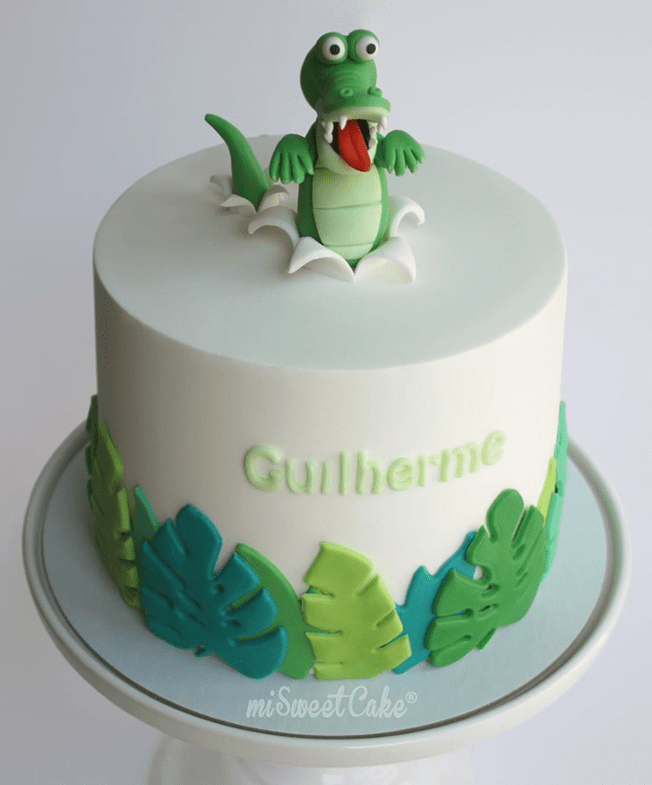 Ideal Alligator Cake