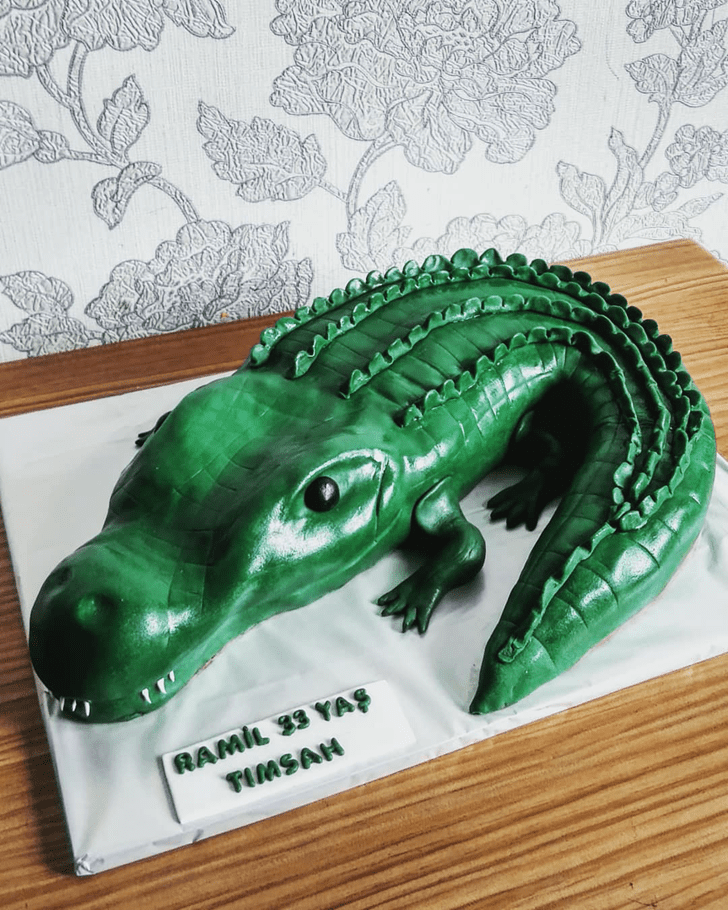 Magnificent Alligator Cake