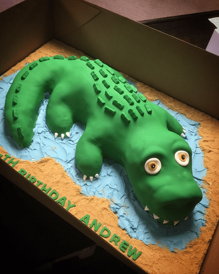 Radiant Alligator Cake