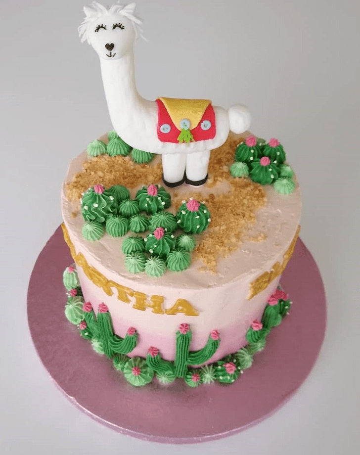 Angelic Alpaca Cake