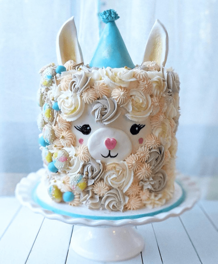 Delightful Alpaca Cake