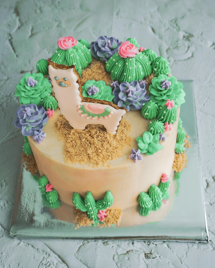 Excellent Alpaca Cake