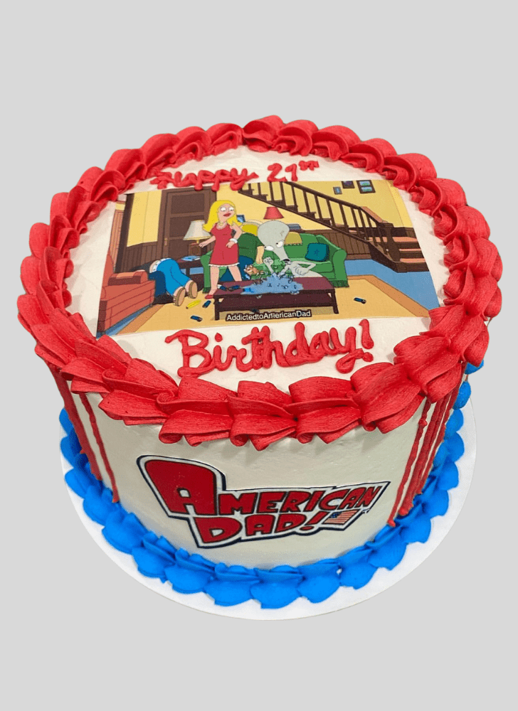 Angelic American Dad Cake