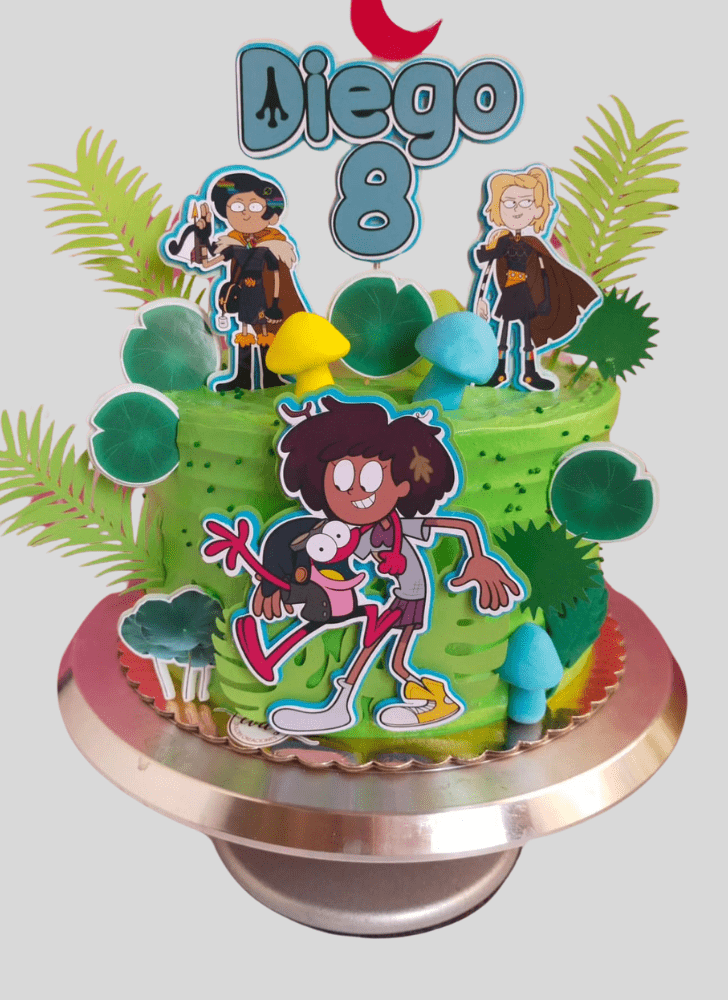 Admirable Amphibia Cake Design