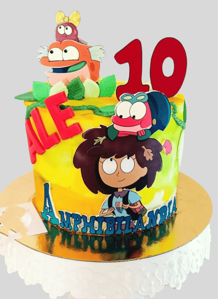 Alluring Amphibia Cake