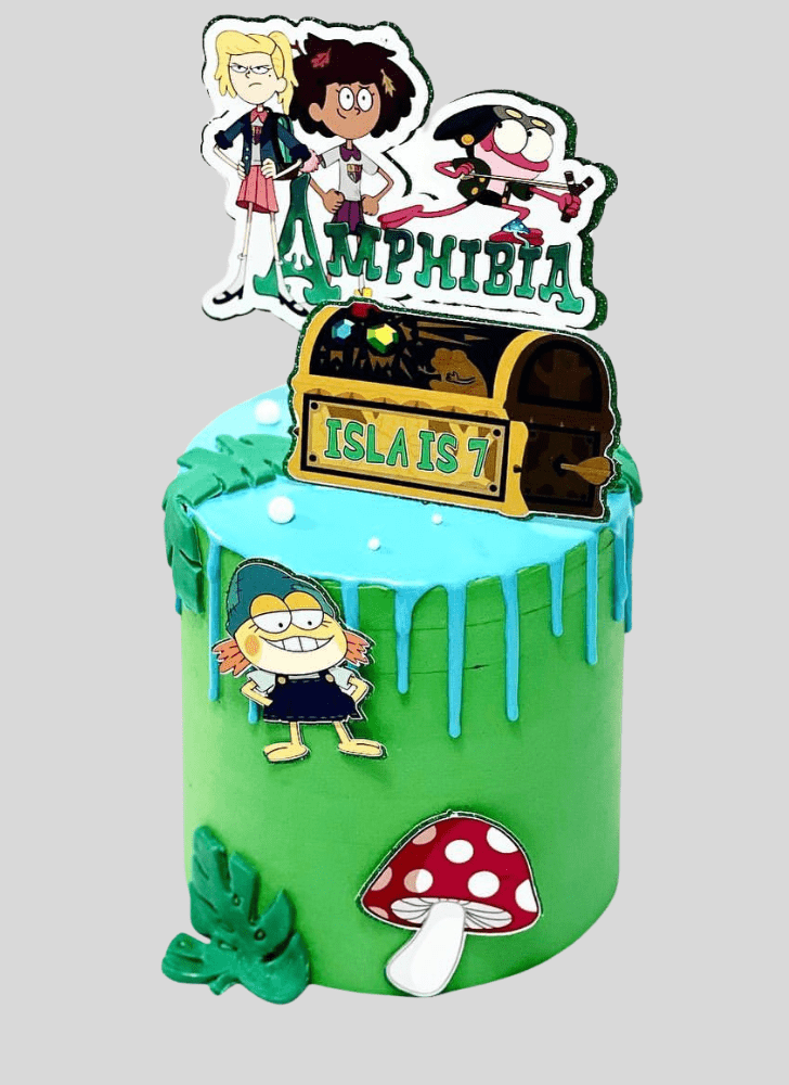 Captivating Amphibia Cake