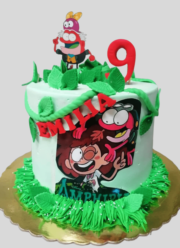 Cute Amphibia Cake