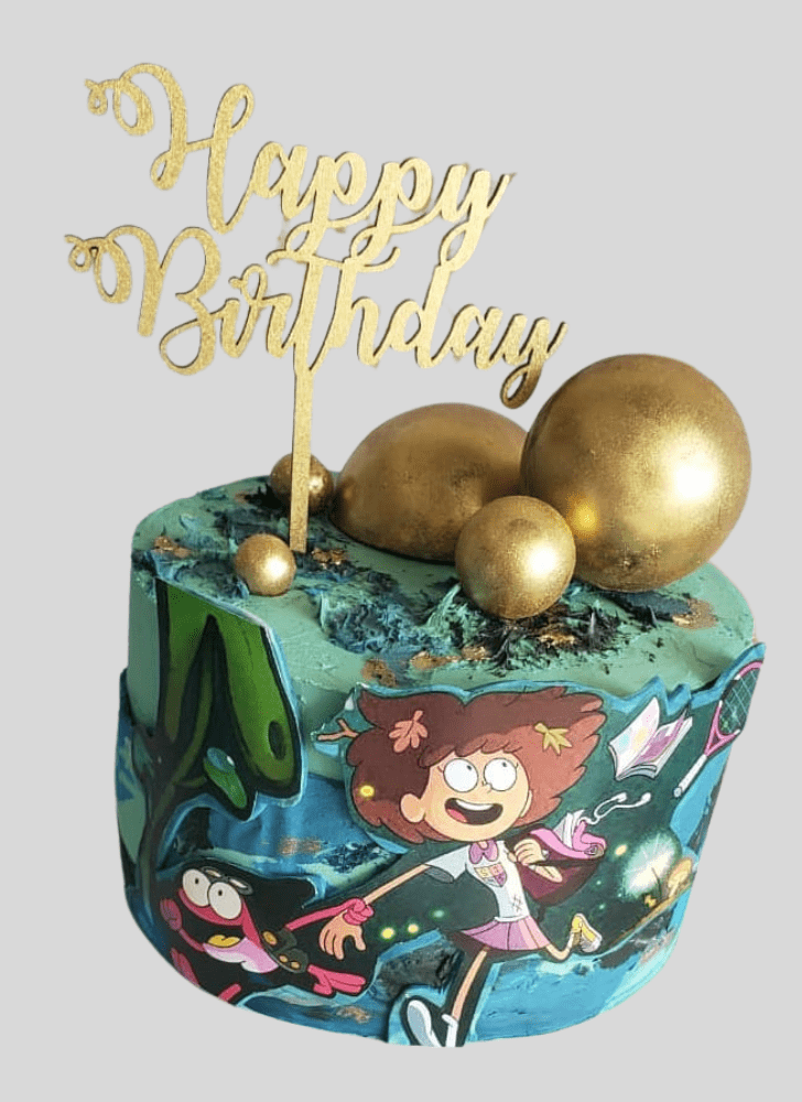 Dazzling Amphibia Cake