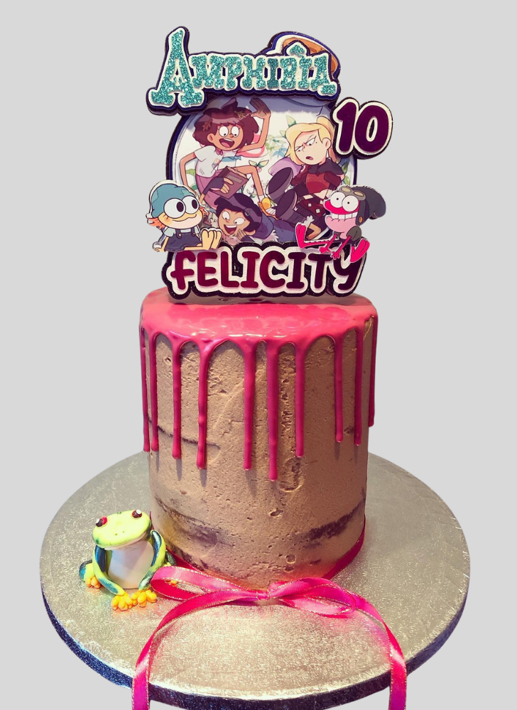 Admirable Amphibia Cake Design