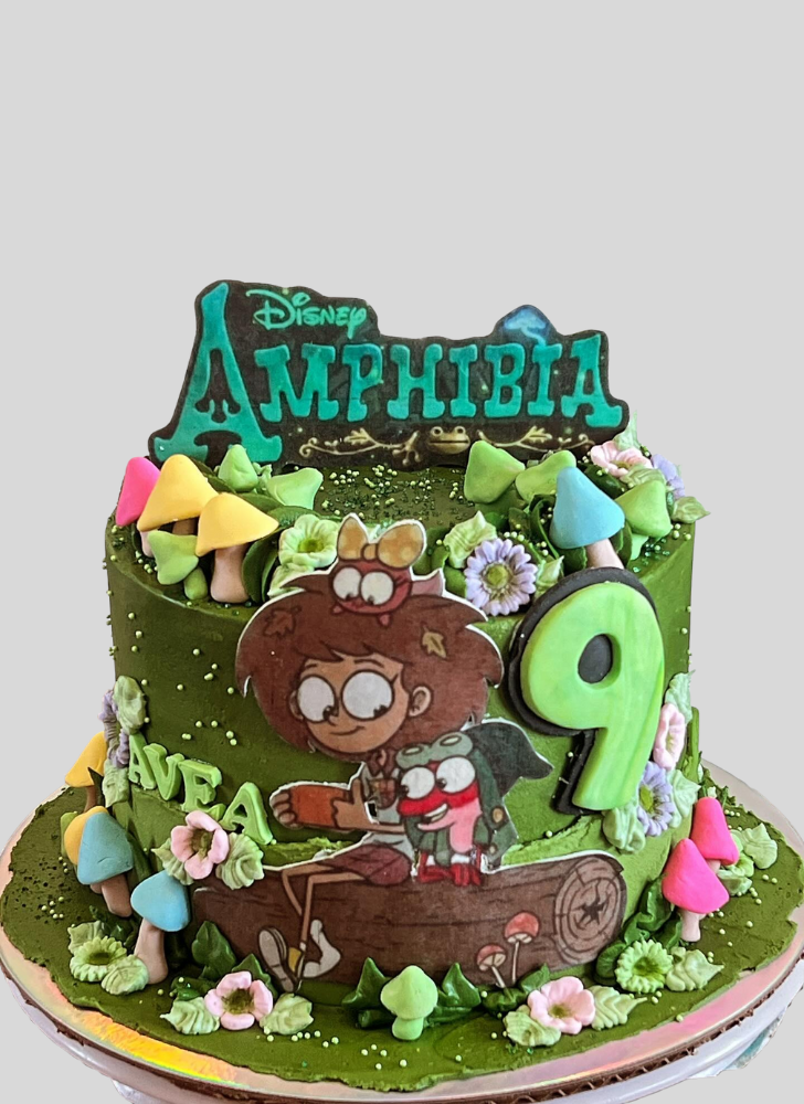 Fascinating Amphibia Cake