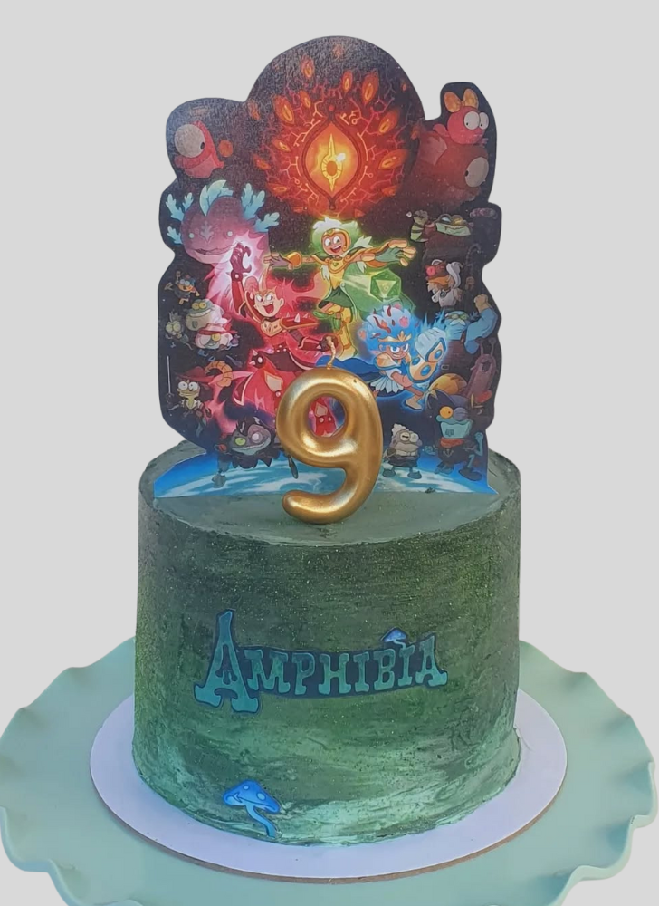 Fetching Amphibia Cake