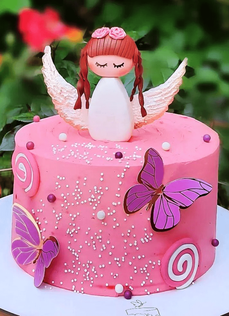 Shapely Angel Cake