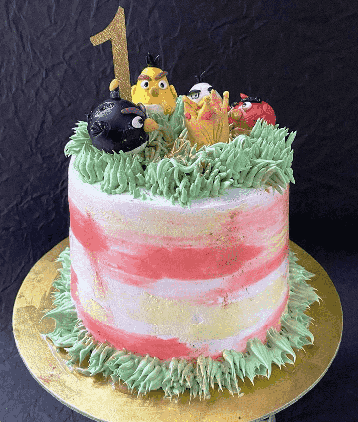 Appealing Angry Birds Cake