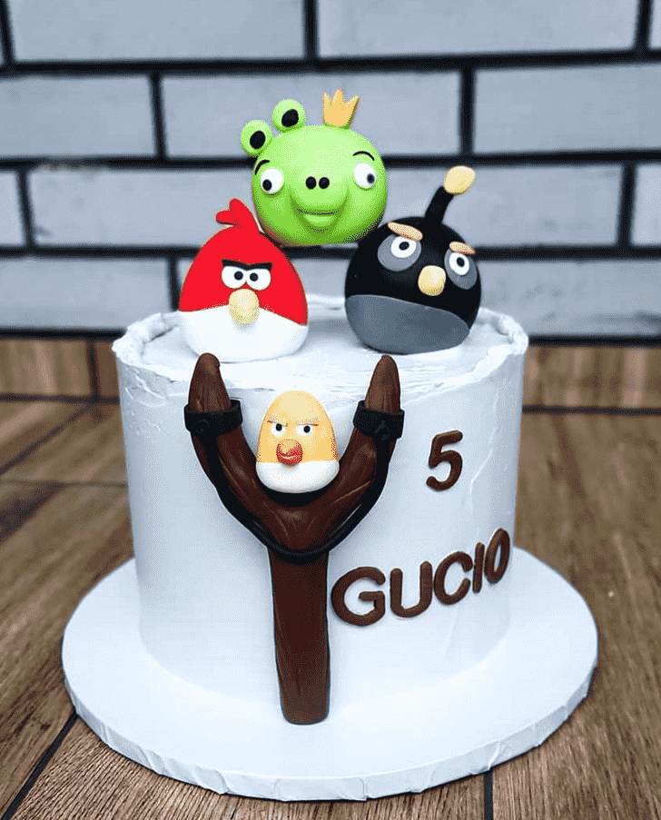 Beauteous Angry Birds Cake