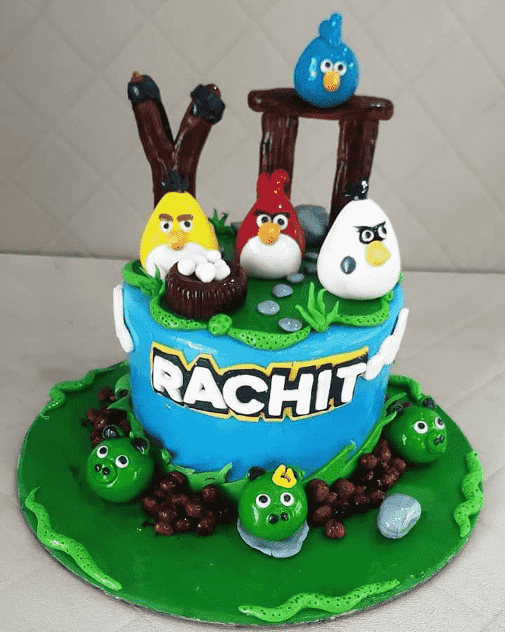 Magnetic Angry Birds Cake