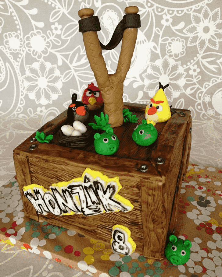 Marvelous Angry Birds Cake