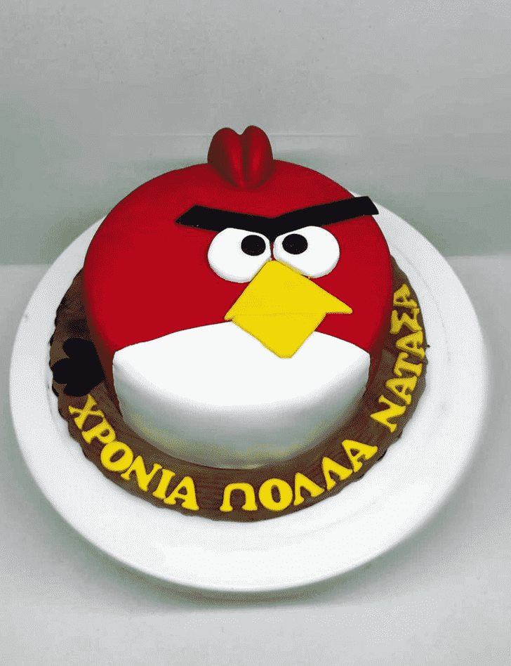 Shapely Angry Birds Cake