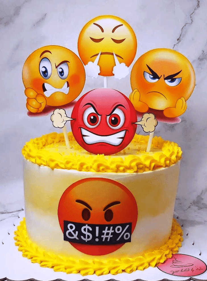 Charming Angry Cake